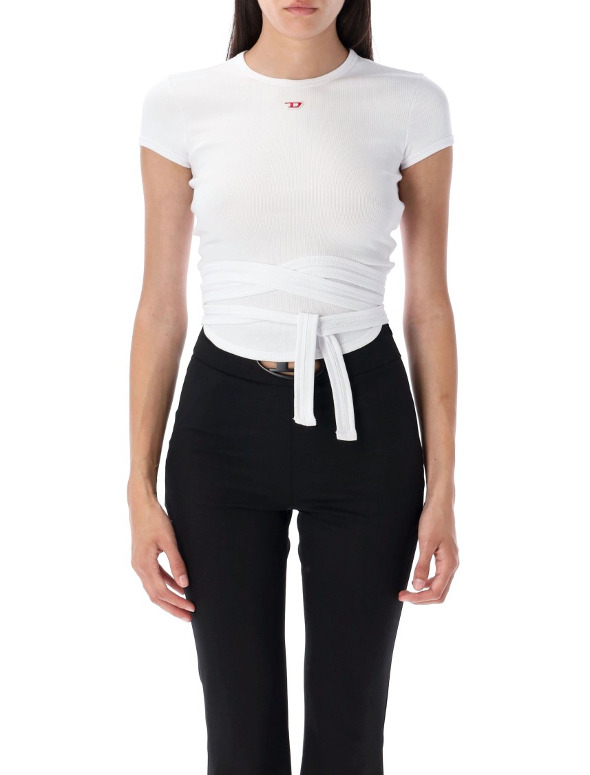 Diesel Bunny-tail T-shirt In Black