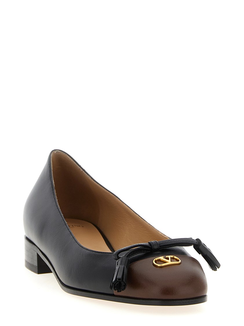 Valentino Valet Du Roi Ballet Flats In Black