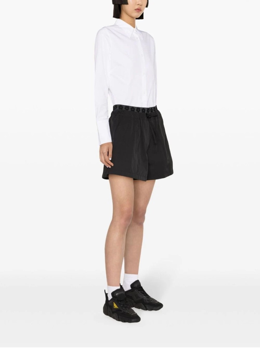 Kenzo Relaxed Fit Bermuda Shorts In Black