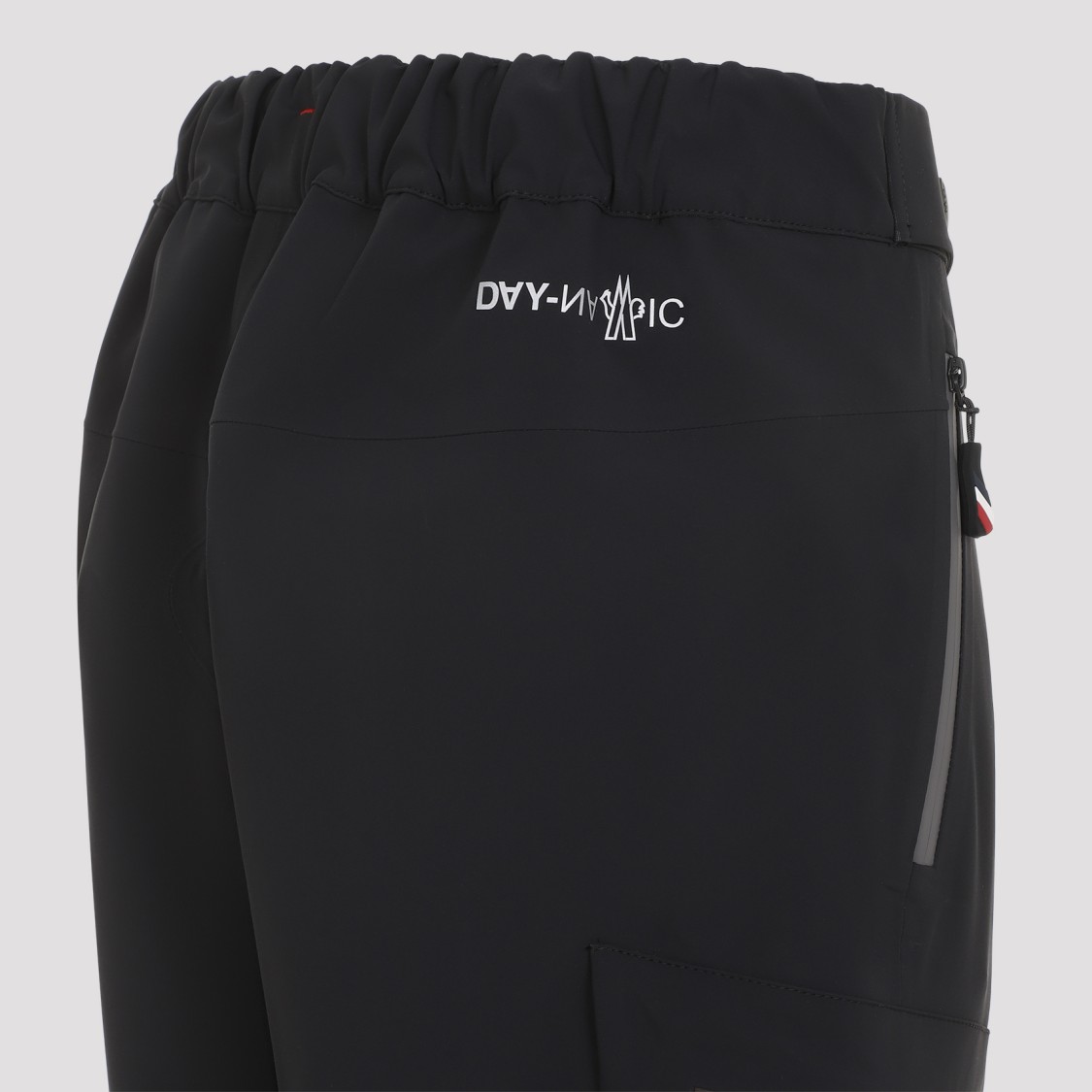 Shop Moncler Grenoble Tailored Trousers With Elastic Waistband In Black