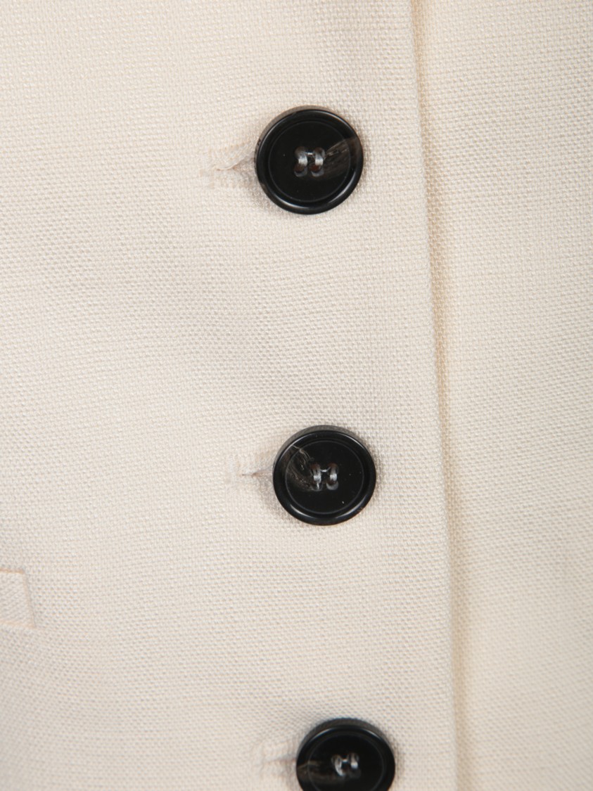 Msgm Vests In White