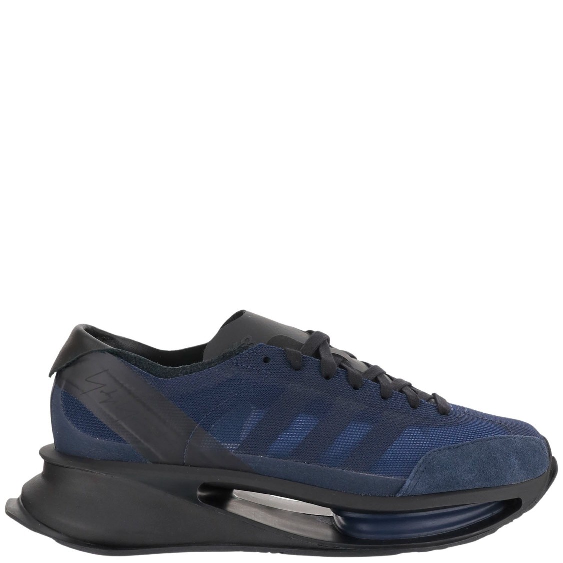 Shop Y-3 S-gendo Run Navy Sneakers In Blue
