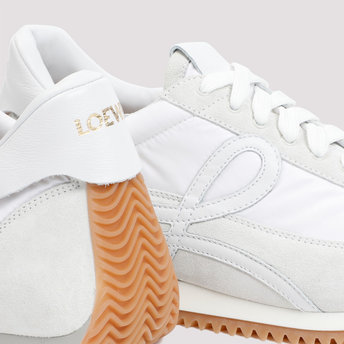 Loewe White Flow Runner Sneakers In White