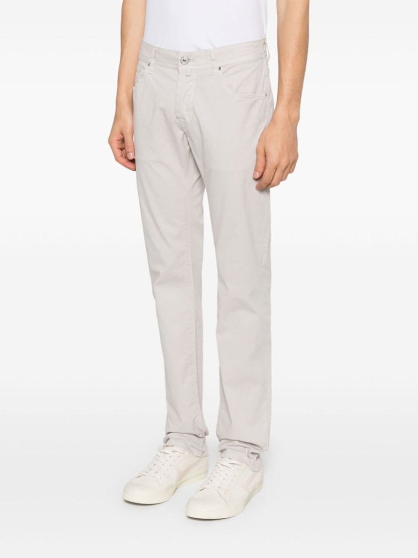 Jacob Cohen Nick Trousers In White