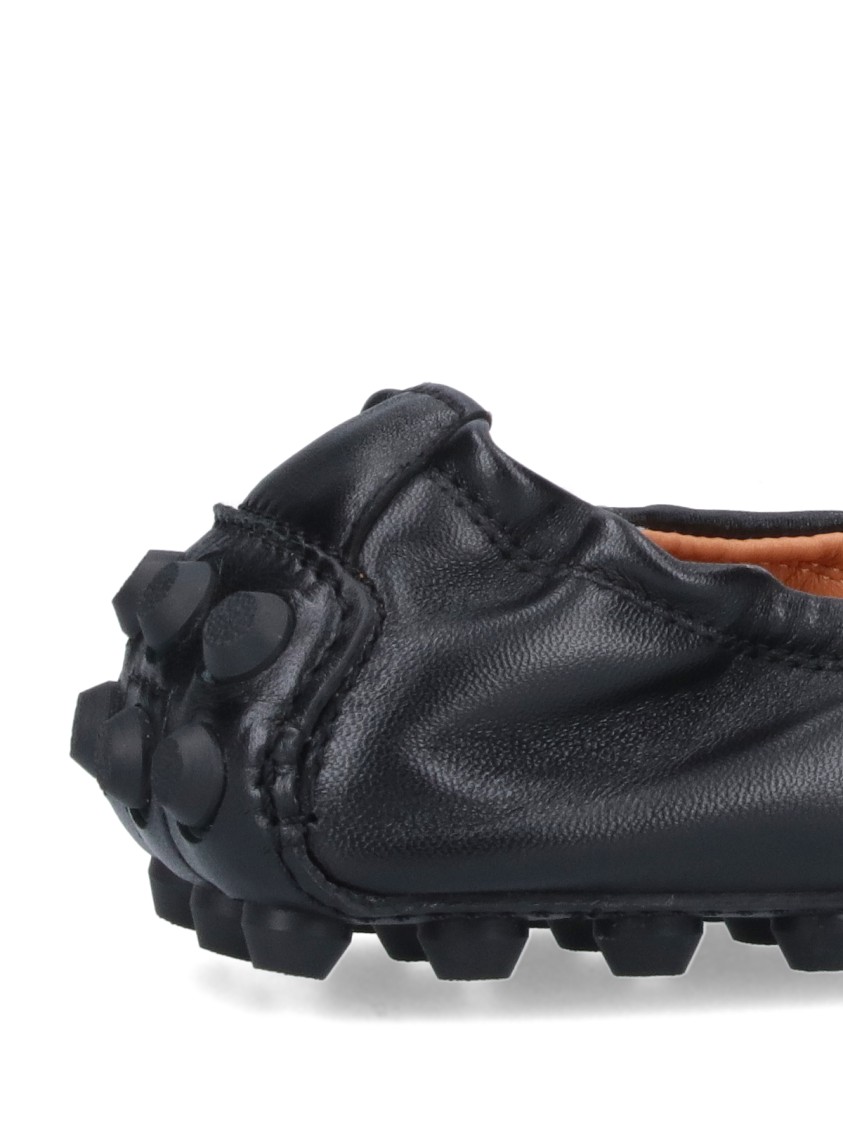 TOD'S TOD'S "BUBBLE" BALLERINAS – BLACK