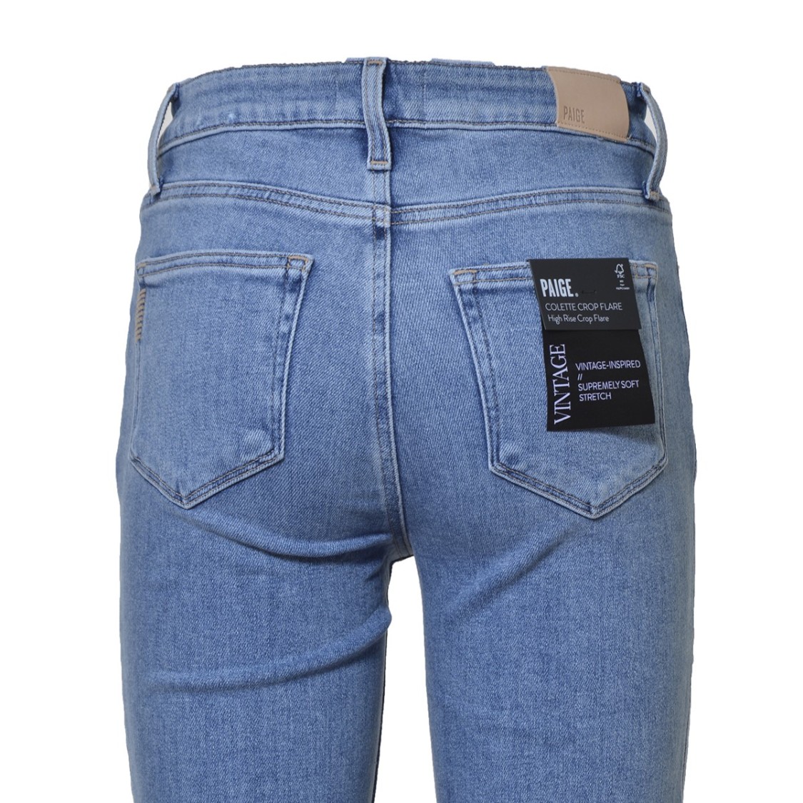 PAIGE PAIGE COLETTE CROP FLARE JEANS