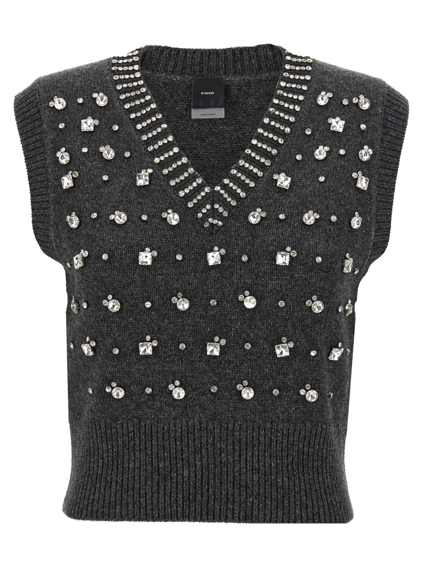 Pinko 'ponziane' Vest In Green