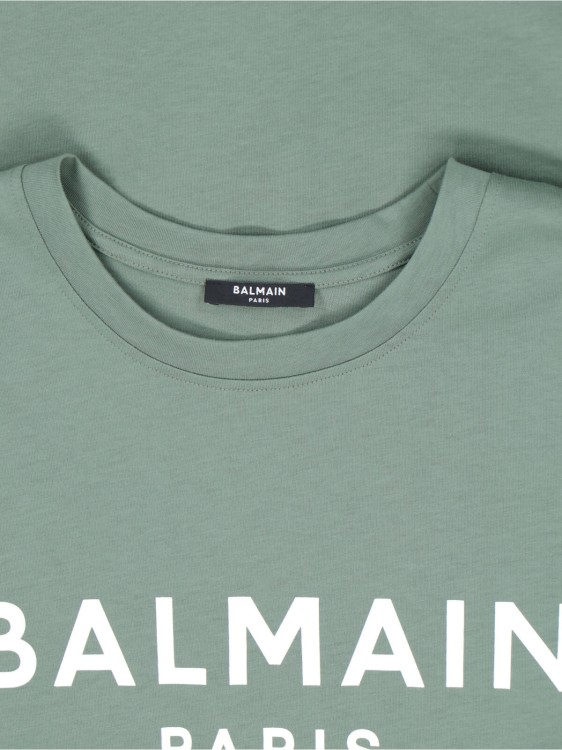 Balmain Paris' T-Shirt – Green Printed T-Shirts | THE LIST