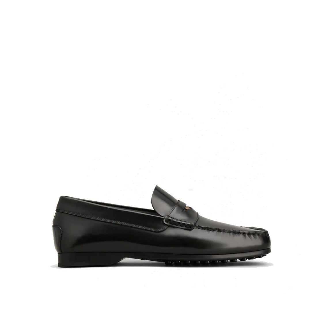 Tod's Tod Penny Leather Loafers In Black
