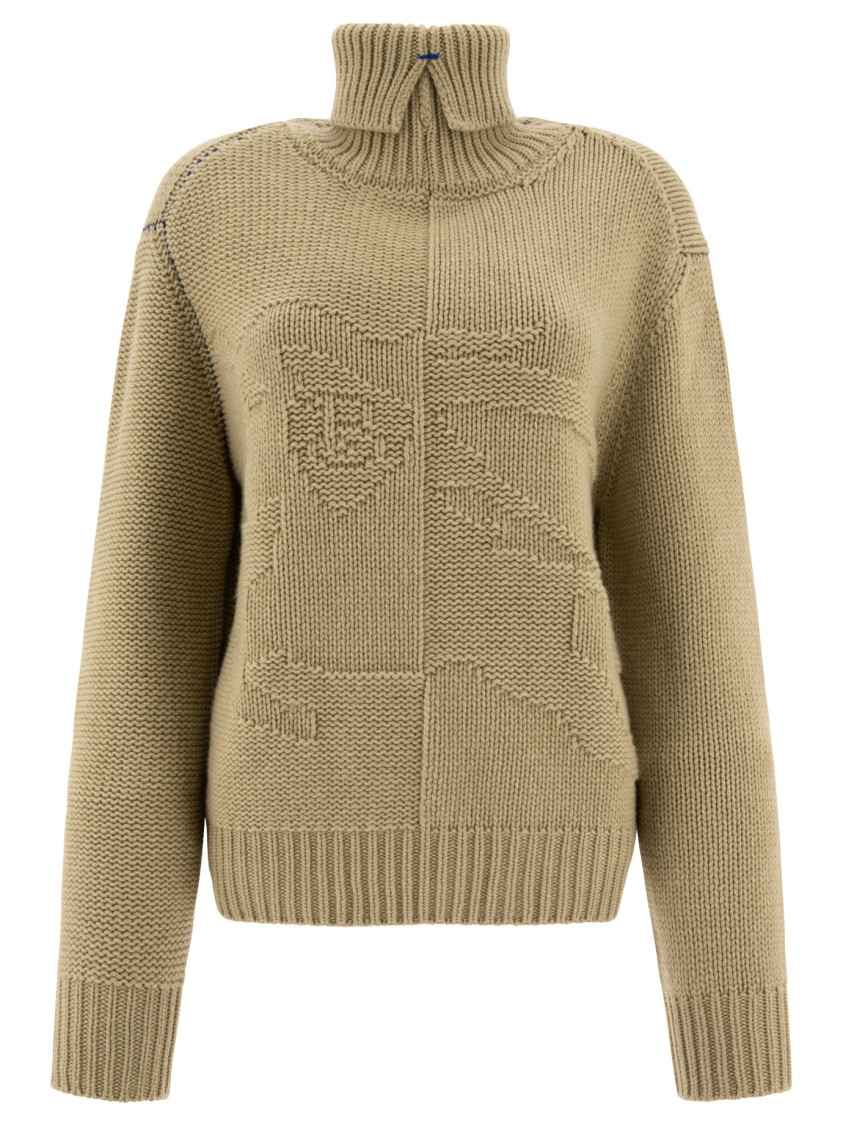 Burberry Cashmere Sweater In Neutral
