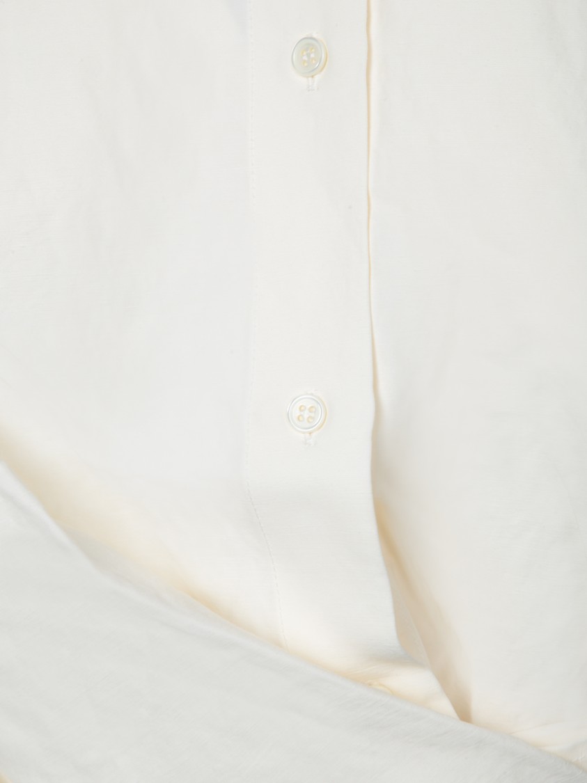 Jw Anderson J. W. Anderson Twisted Design Shirt With Side Tie In White