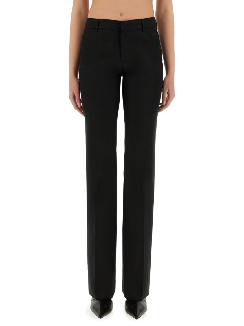Pt Torino Flared Trousers Belt Loops