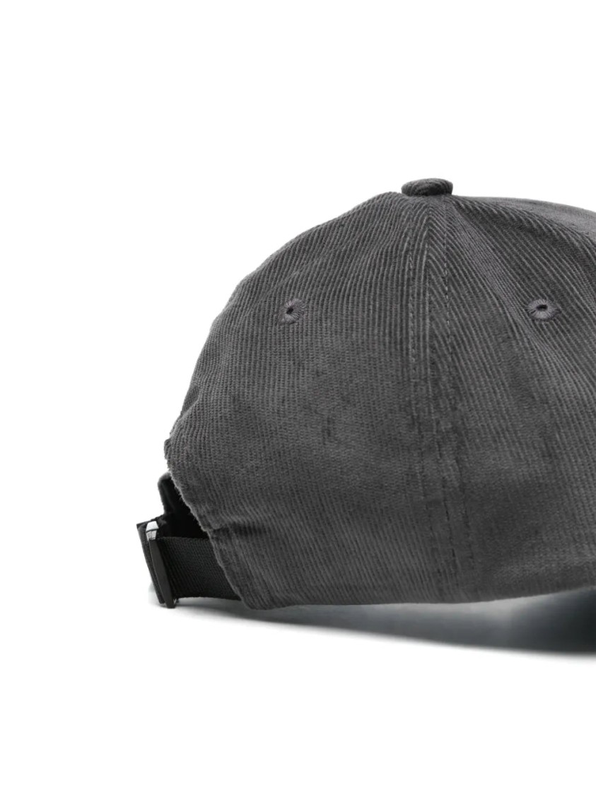 STONE ISLAND STONE ISLAND COTTON MICRO-CORDUROY BASEBALL CAP WITH ADJUSTABLE STRAP