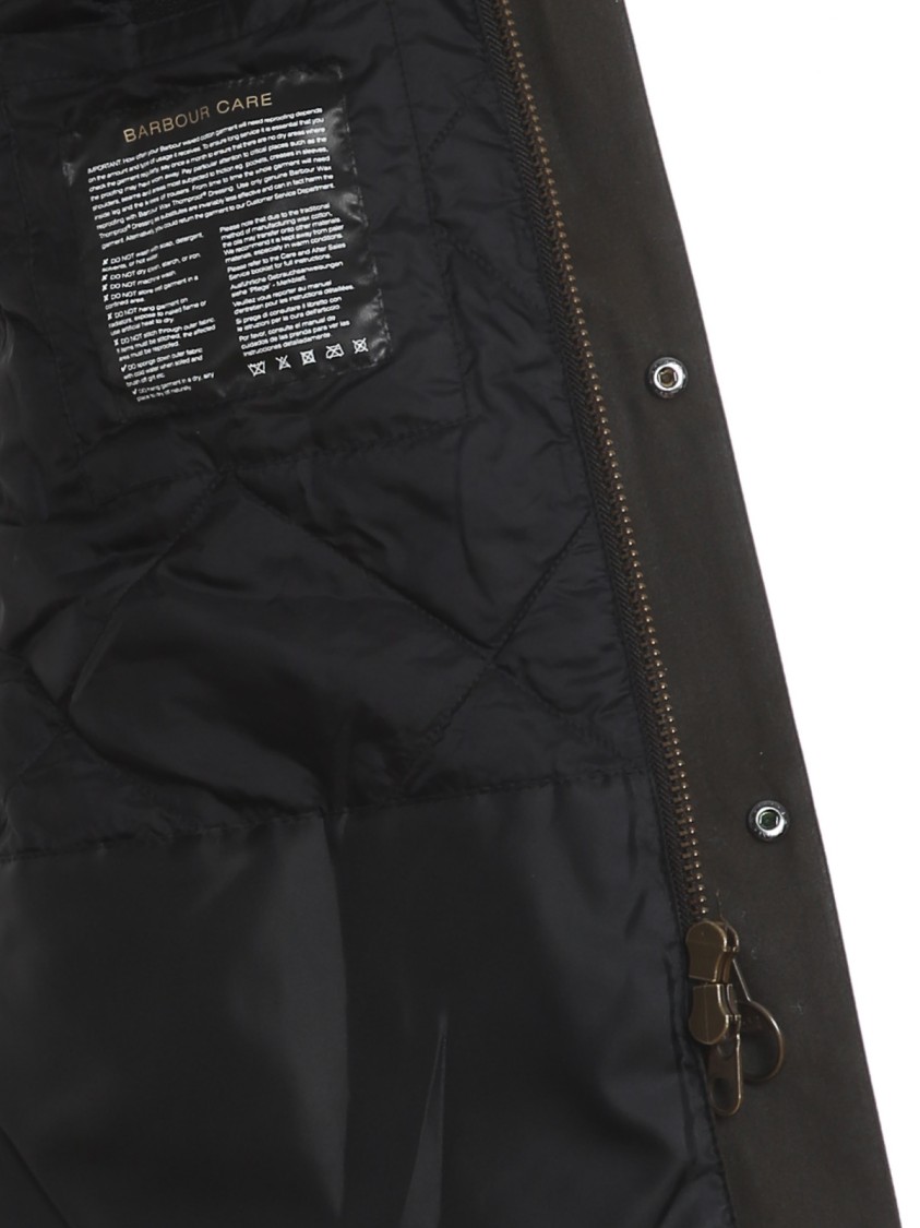 Barbour Kevlar Wax Jacket In Green