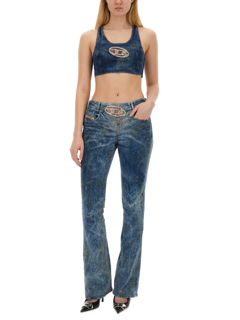 Diesel Women "1969 D-ebbey-fse" Jeans In Blue
