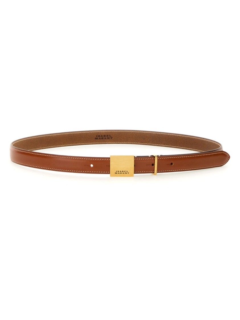 Isabel Marant Lowell Belt In Brown