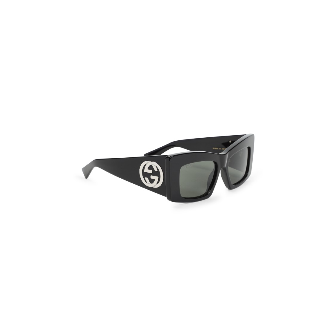 Gucci Oversized Square Frame Sunglasses With Iconic Logo In Black