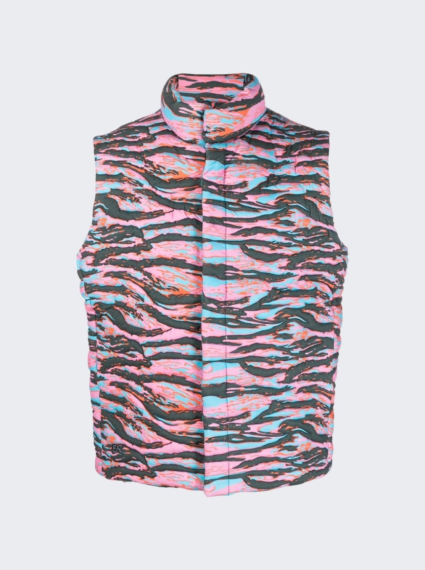 Shop Erl Unisex Printed Qulted Puffer Vest