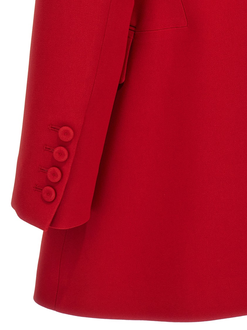Ermanno Scervino Single-breasted Blazer Blazer And Suits Red In Gold