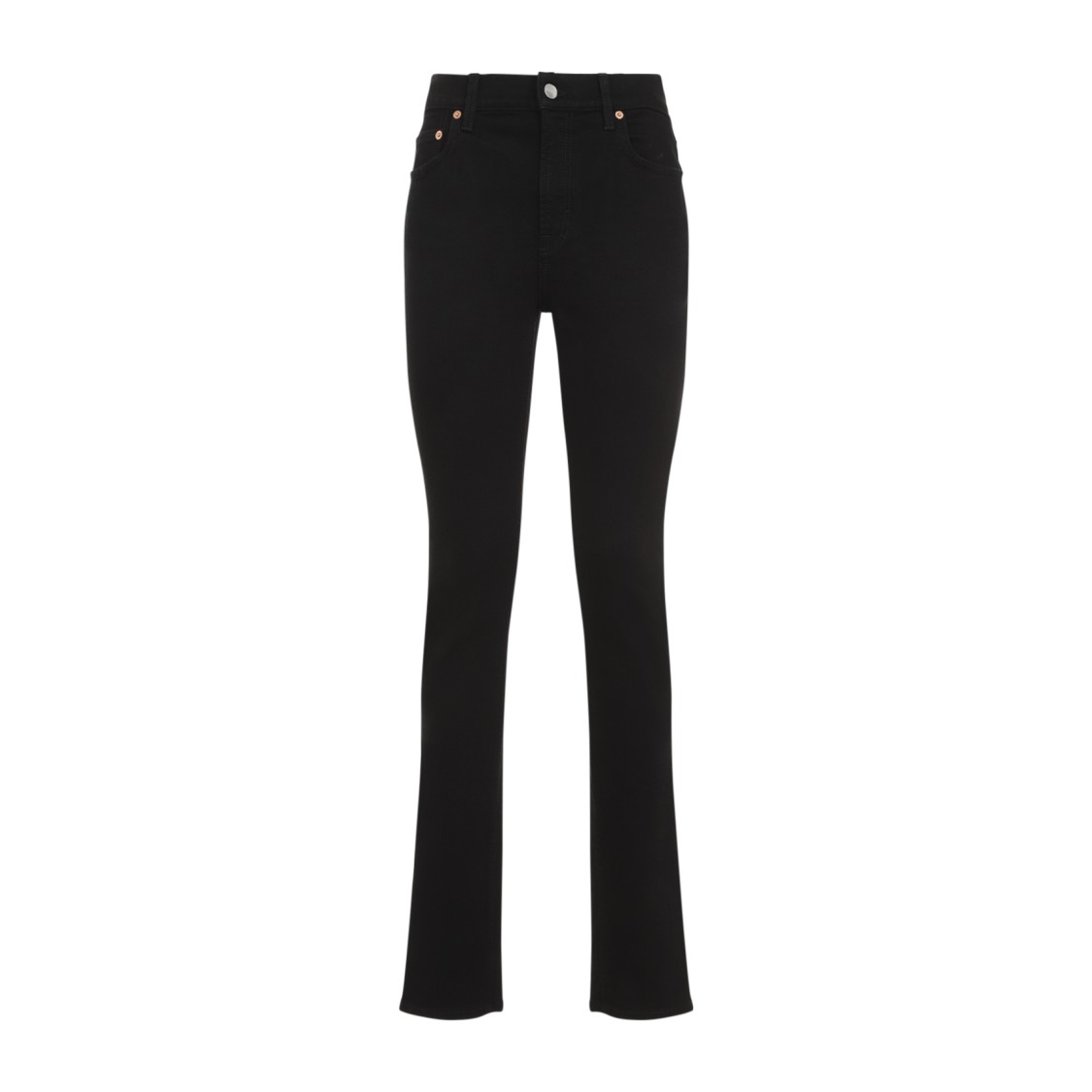 Shop Gucci Black High-waisted Flared Jeans
