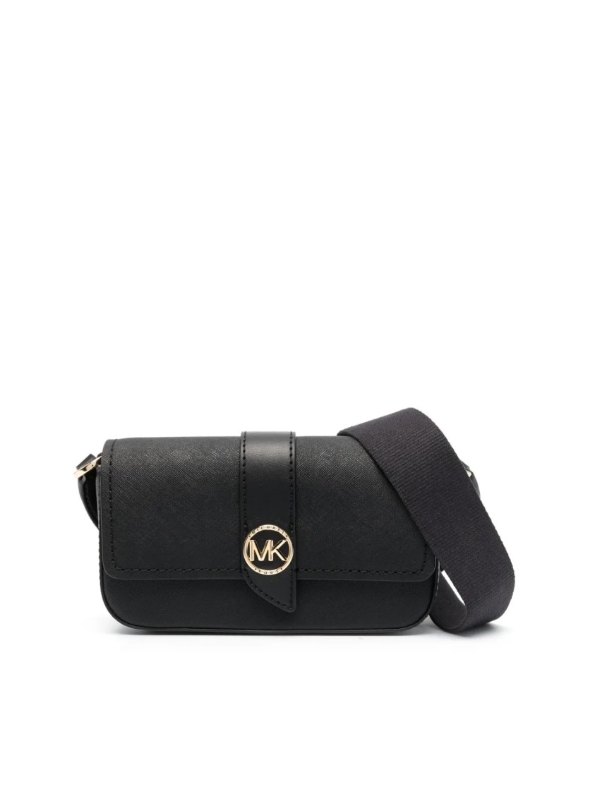 Michael Kors Greenwich Sling Crossbody Bag In Black