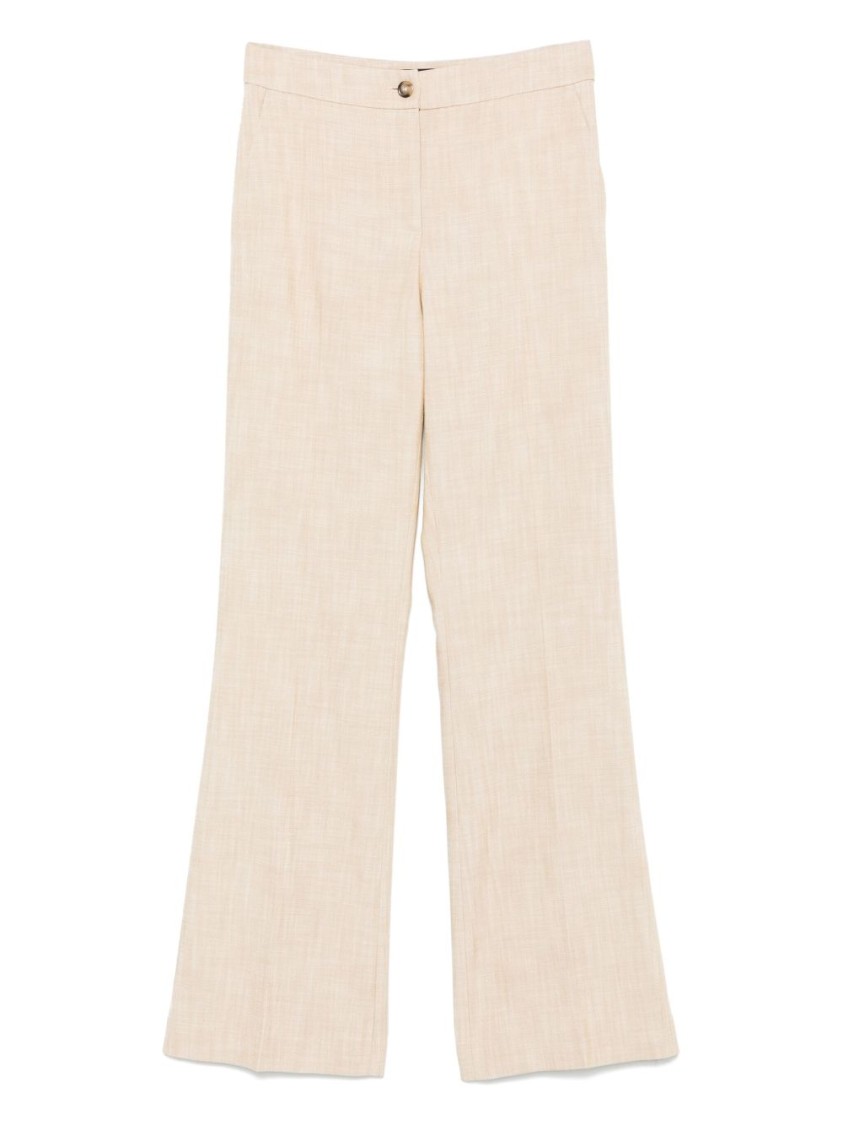 Pinko Flared Trousers With Front Button