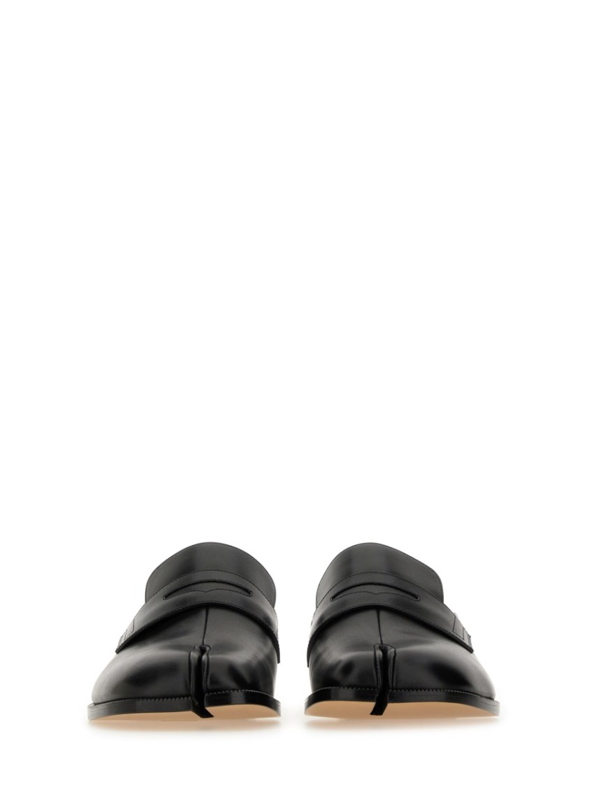 Maison Margiela Black Tabi City Loafer Mules In Black
