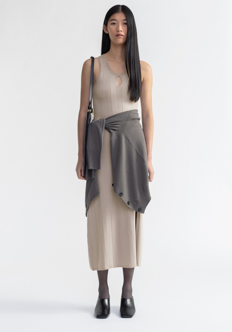 AERON AERON BELLE - EXTRAFINE MERINO WOOL MAXI DRESS 