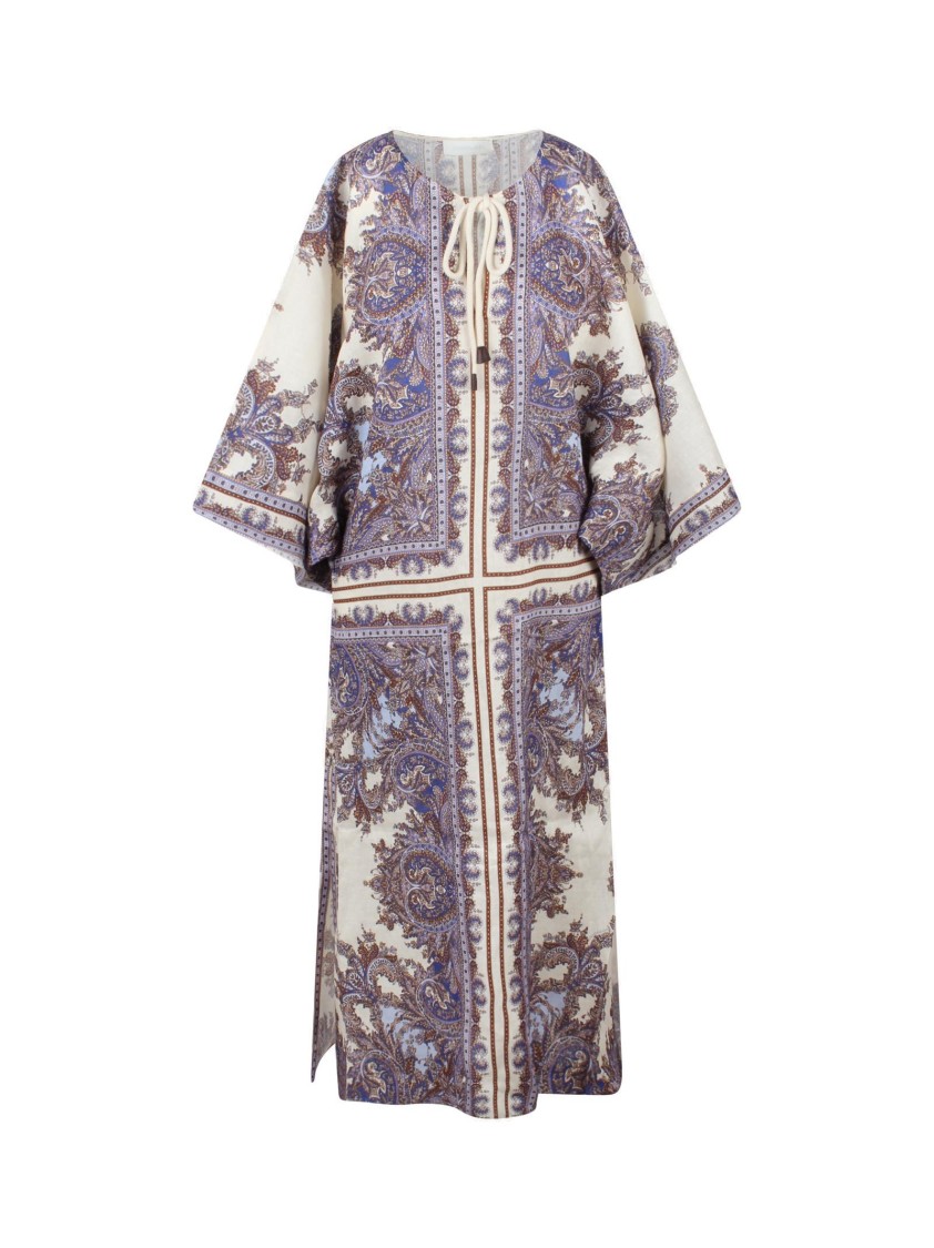 Zimmermann Ottie Kaftan Midi Dress