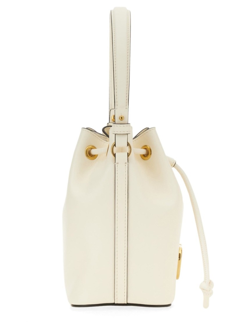 Valentino Mini Vlogo Signature Bucket Bag With Top Handle