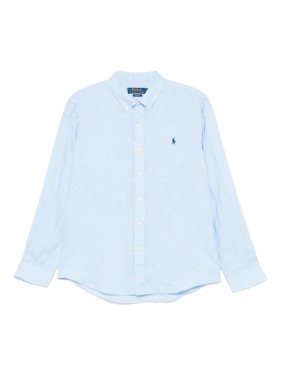 ワンピース POLO RALPH LAUREN Logo embroidery chemisier dress Polo Ralph Lauren Logo Embroidery Chemisier Dress In White