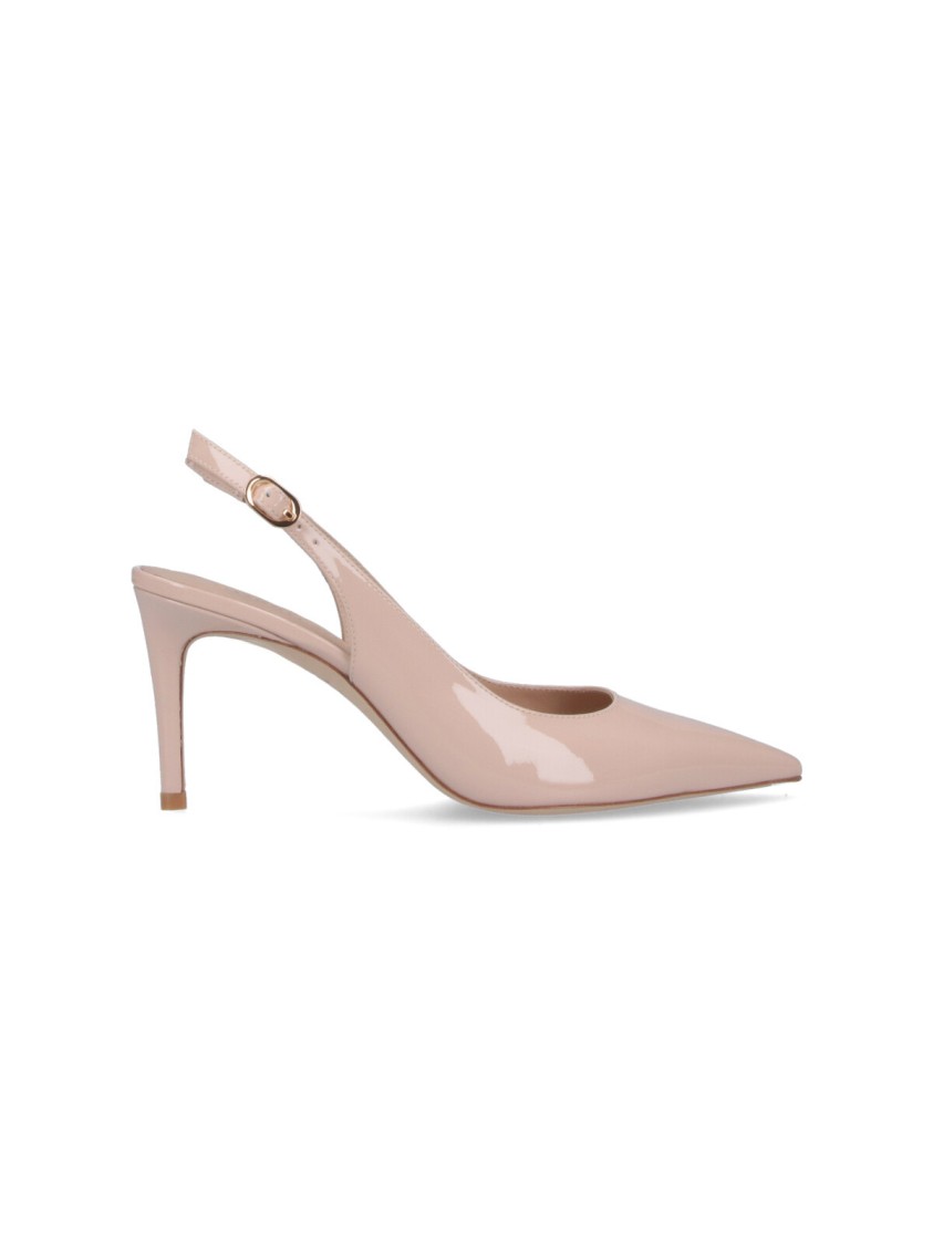 Stuart Weitzman Power 75' Slingback Mules – Pink