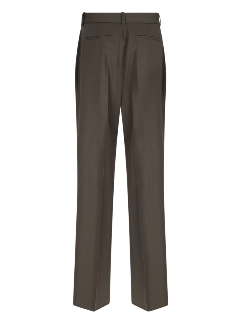 Shop Rohe Róhe Róhe Relaxed Trousers – Brown