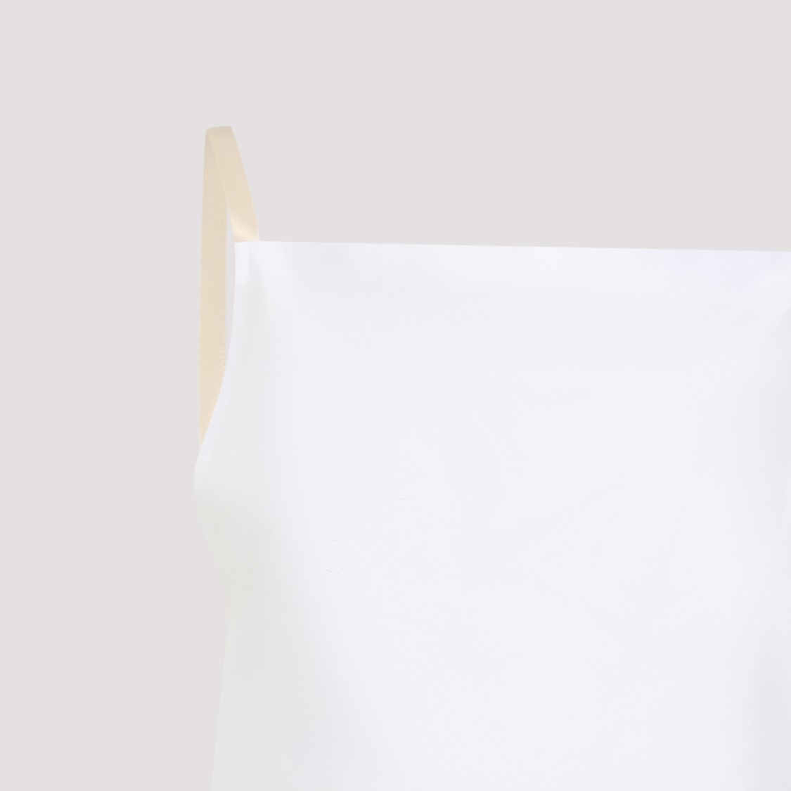 Shop Carven Spaghetti Strap Top In Soft Polyester-silk Blend