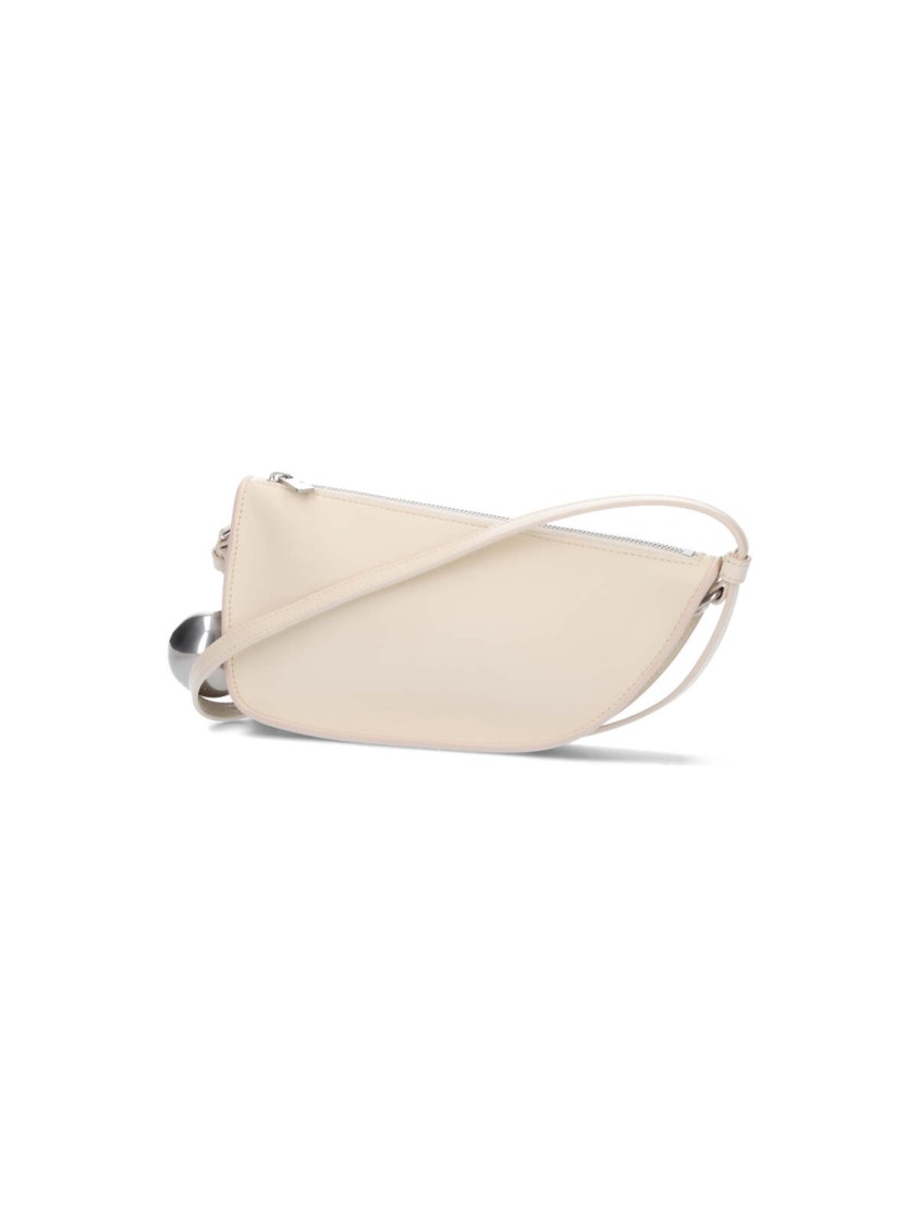 Burberry Mini 'shield' Shoulder Bag – Off-white