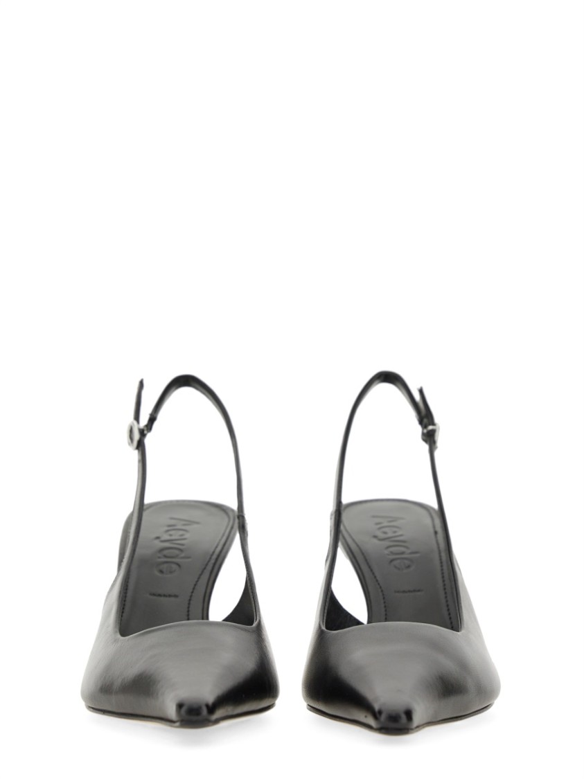 Shop Aeyde Aeydē "fernanda" Pump Slingback In Black