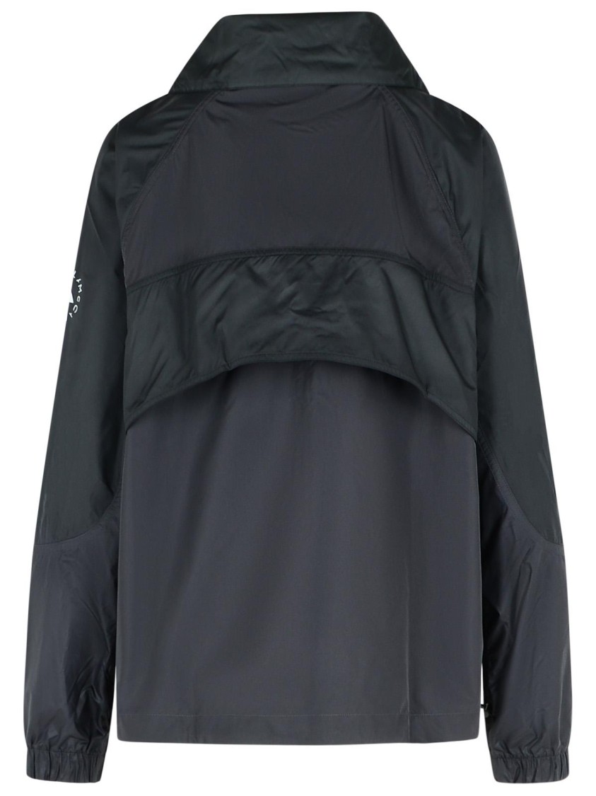 Shop Adidas By Stella Mccartney Black Polyester Jacket