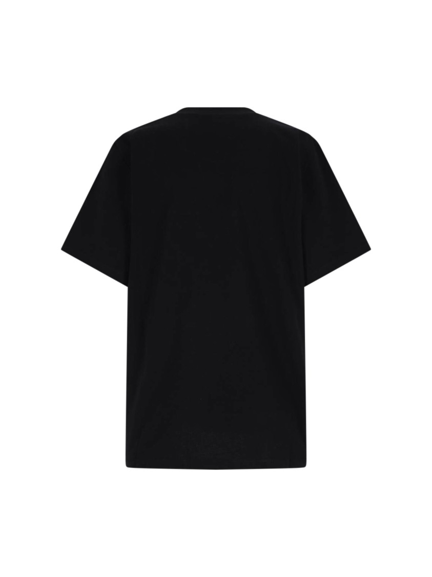 Stella Mccartney Crew Neck Studded Lettering Top