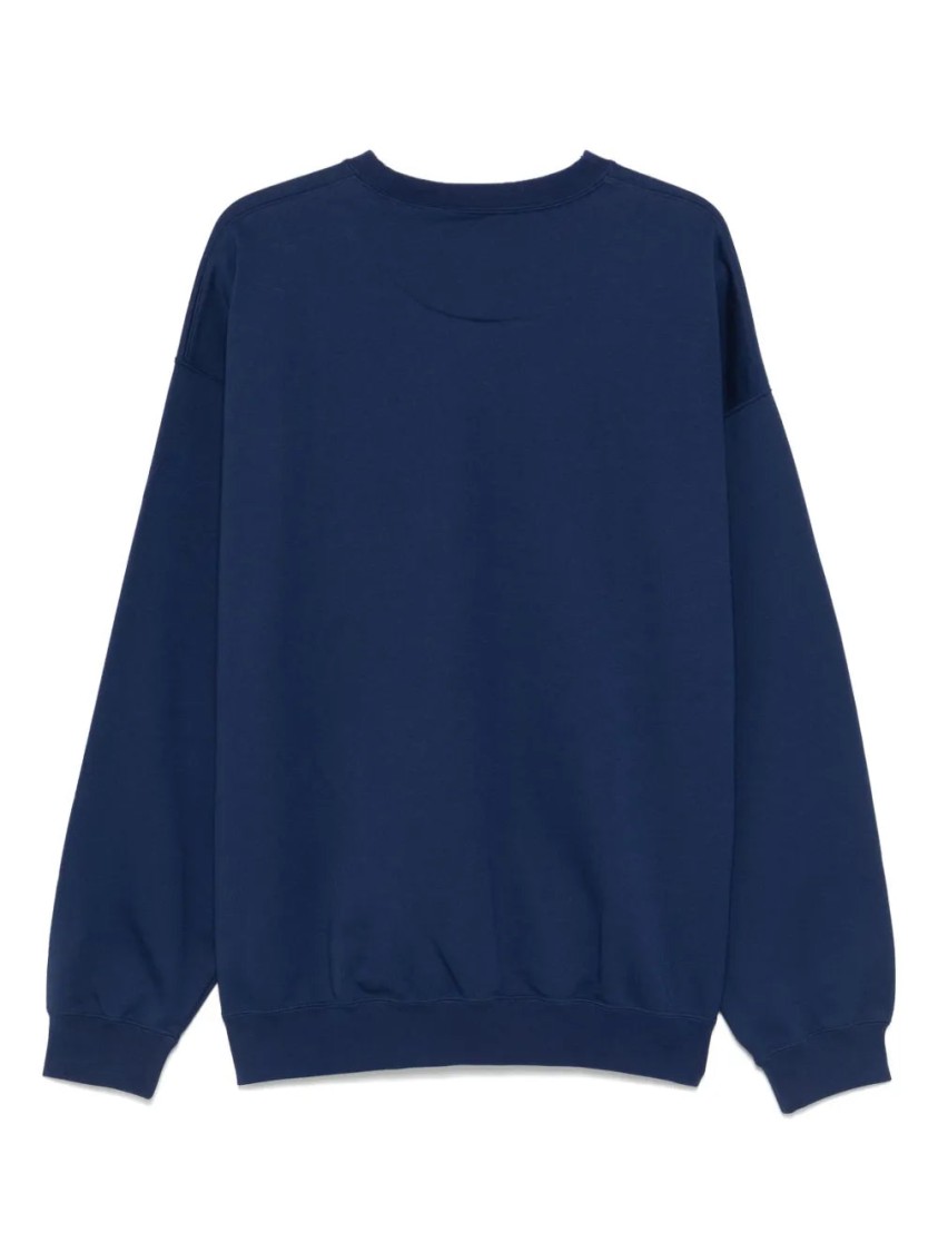 パーカー・フーディ Y-3 Navy Blue Graphic Print Sweatshirt With Bold Logo Y-3 Navy Blue Graphic Print Sweatshirt With Bold Logo | THE LIST