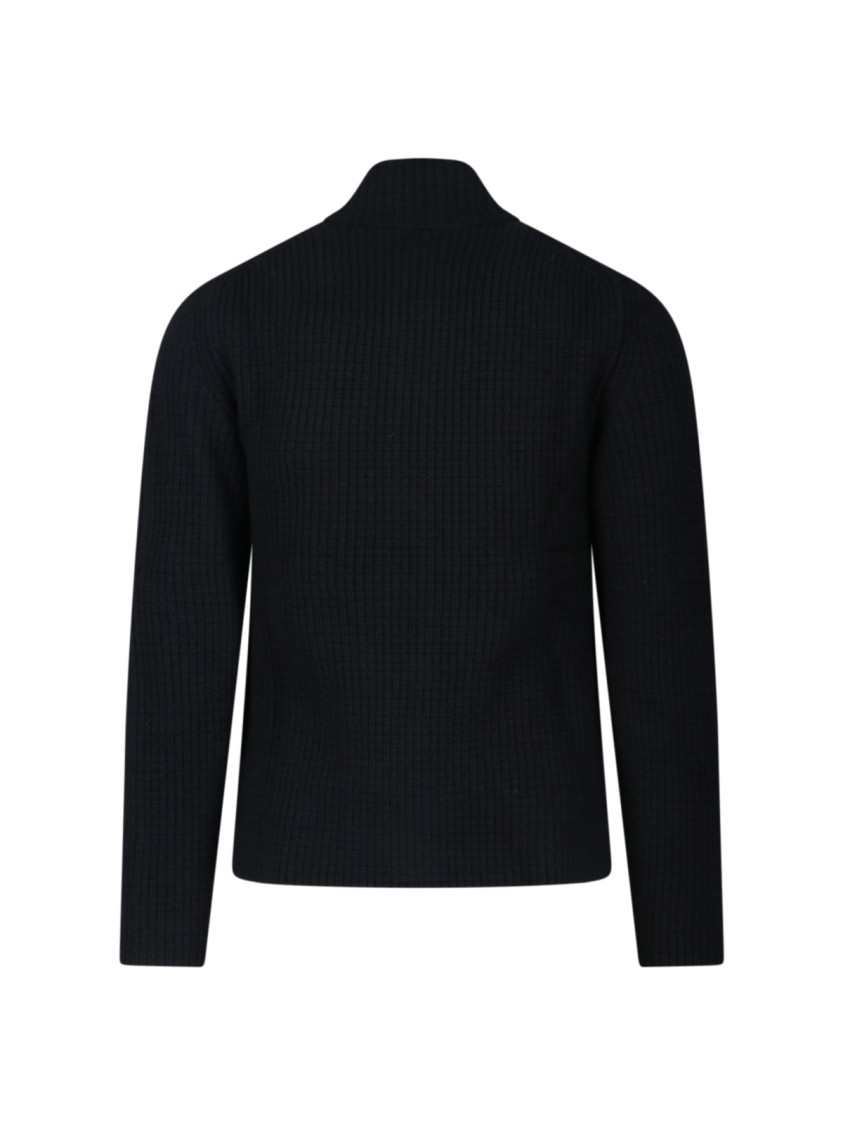 C.p. Company C.p.company Knitwear Crewneck In Black