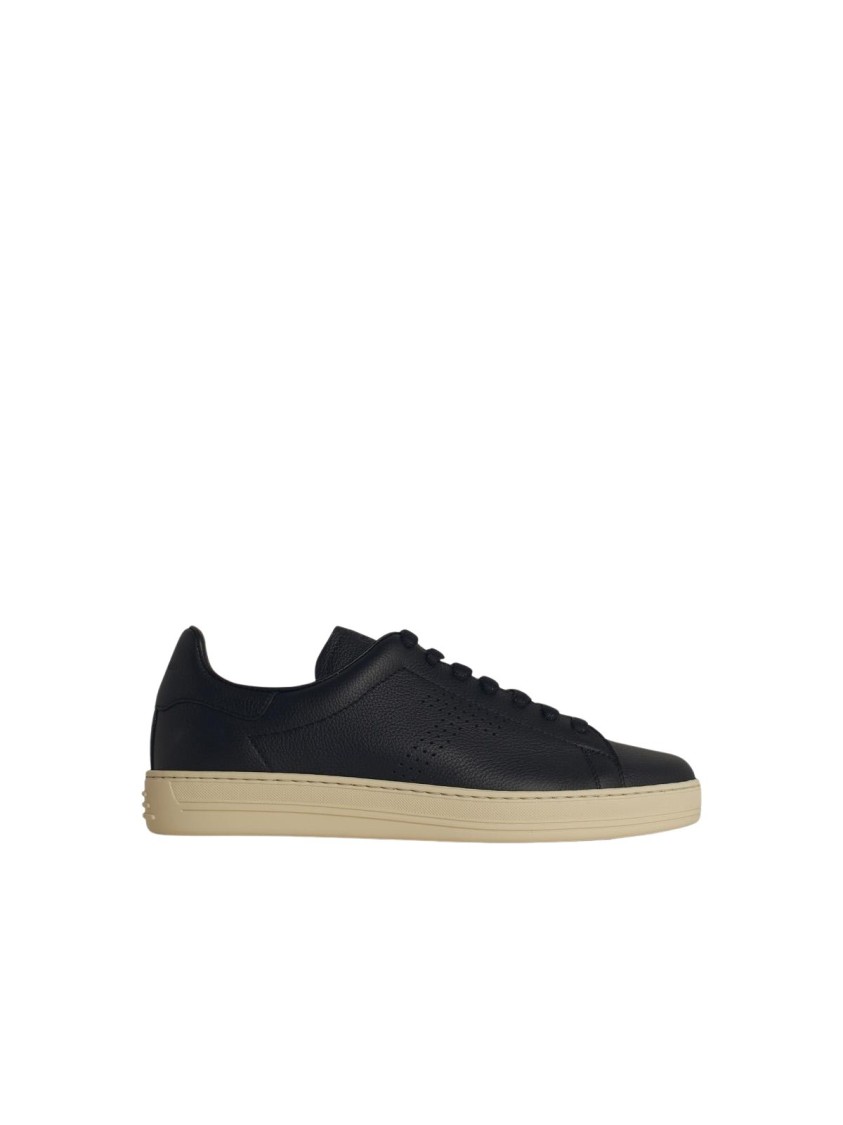 Tom Ford Suede Low-top Sneakers Warwick Silhouette Toe Rubber Sole In Black