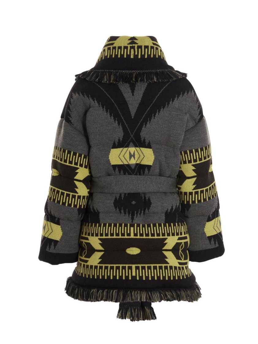 Alanui Icon Puffer Jackets Multicolor In Gray