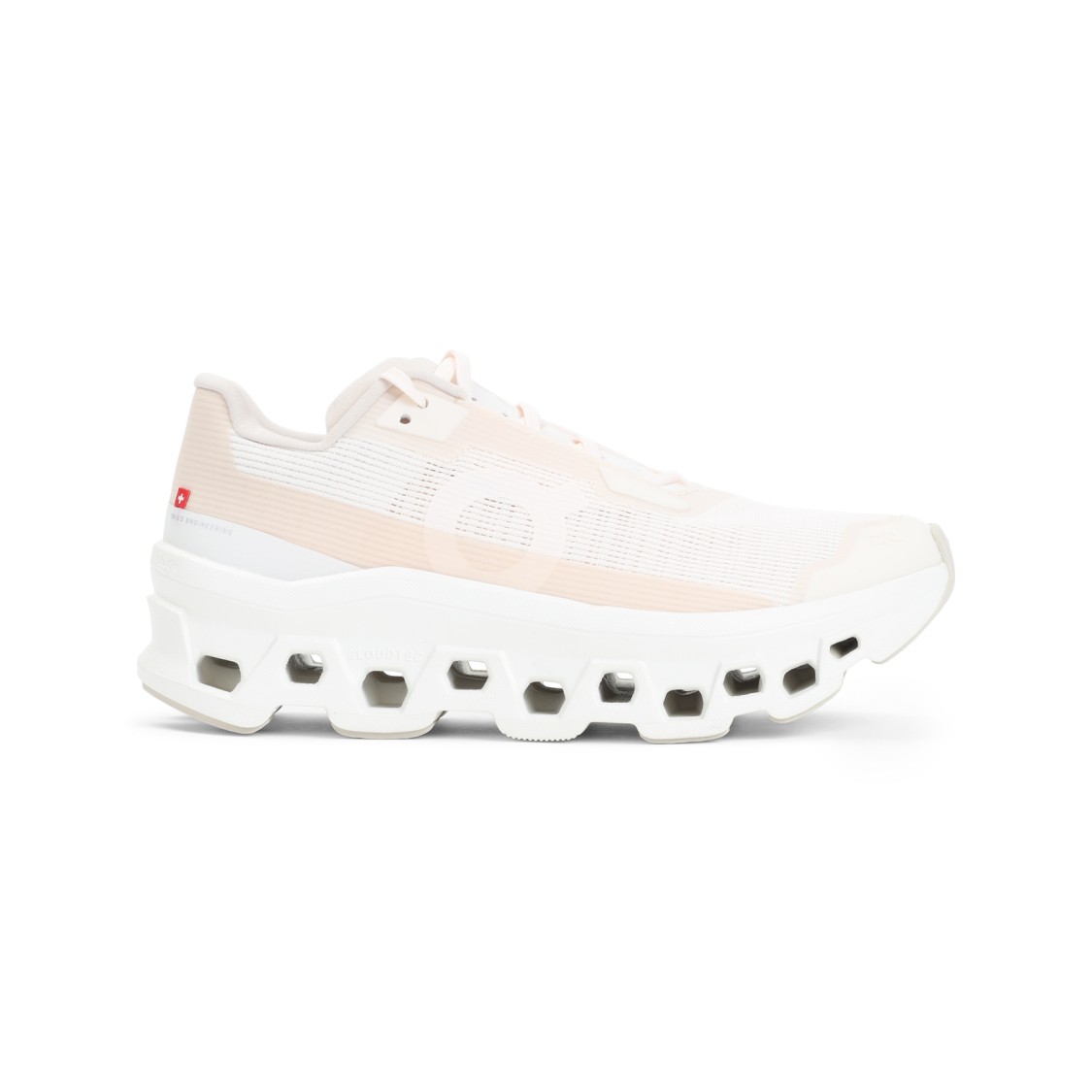 On Dew Ivory White Textile Cloudmster Void Sneakers In White