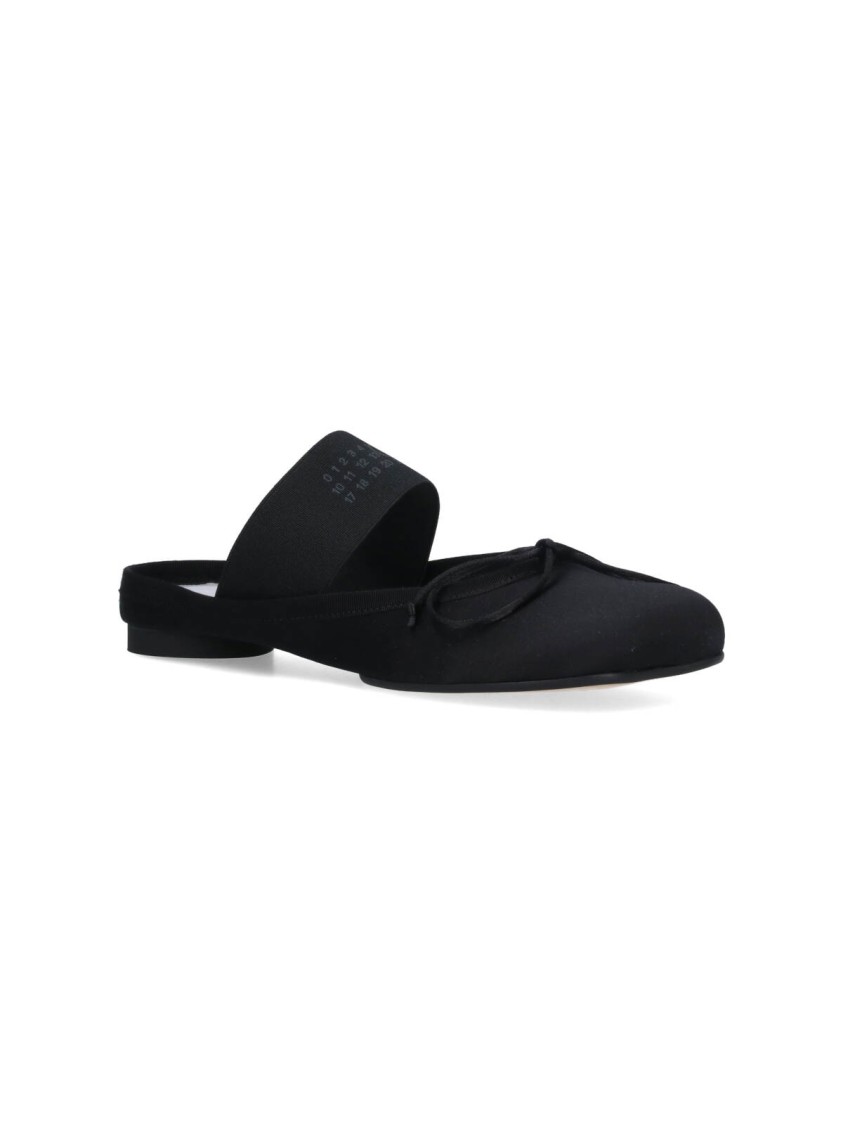 MM6 MAISON MARGIELA MM6 BY MAISON MARGIELA SLIP-ON' BALLERINAS – BLACK 