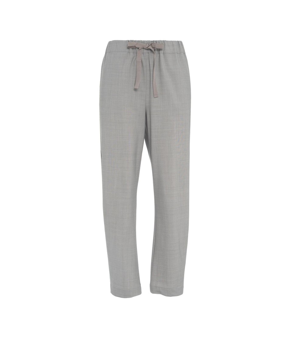 Shop Semicouture Semi Couture Tapered Grey Casual Pants