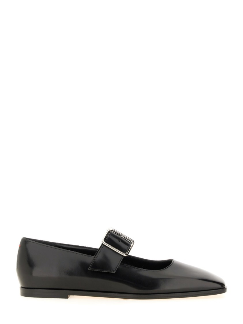 Aeyde Aeydē Sunny Polido Dancer Lamb Leather Flats