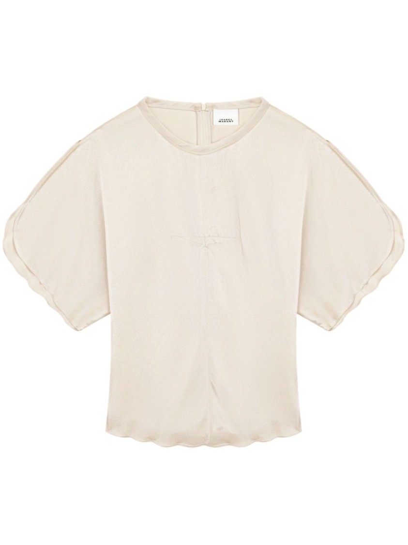 Isabel Marant Karlita Blouse In Neutrals