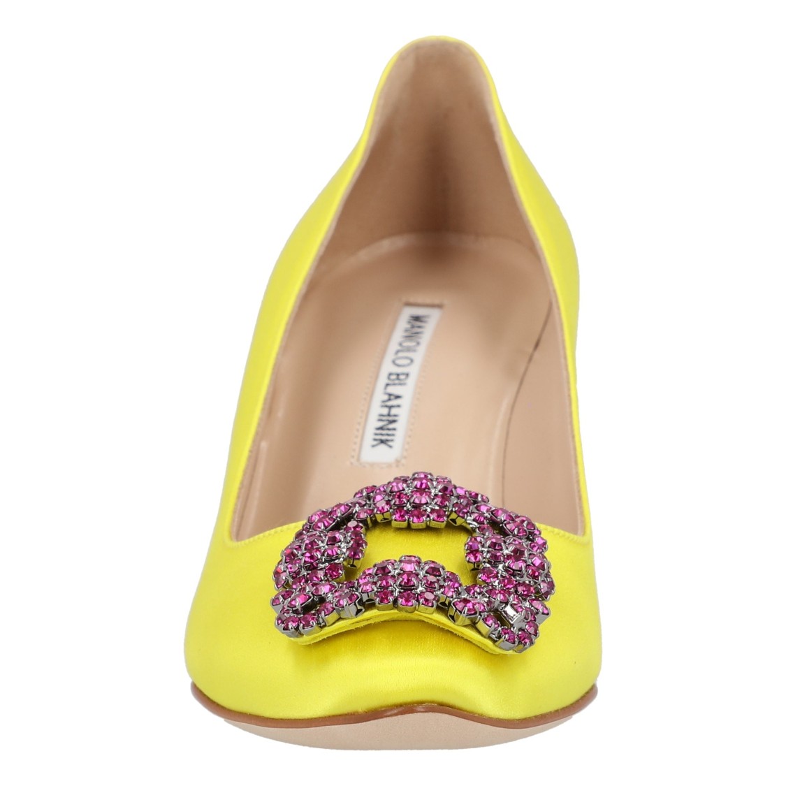 Manolo Blahnik Hangisi 70mm Leather Pumps