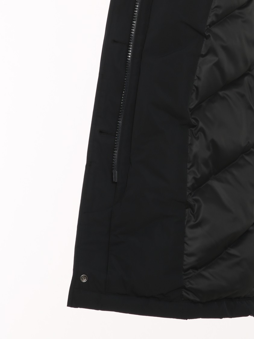 Woolrich Luxury Arctic Raccoon Parka In Black