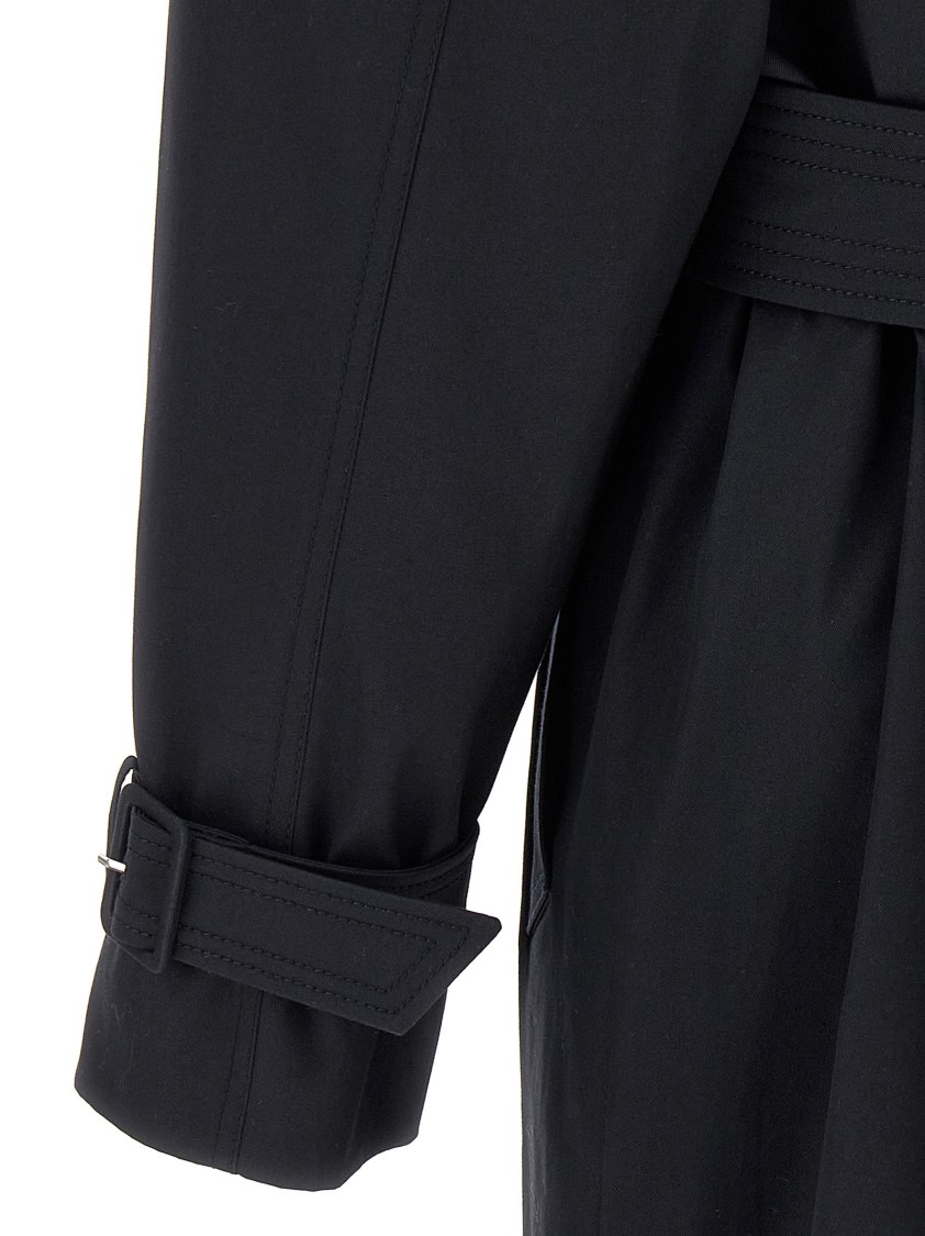 Max Mara Women Rain Trench Coat In Black